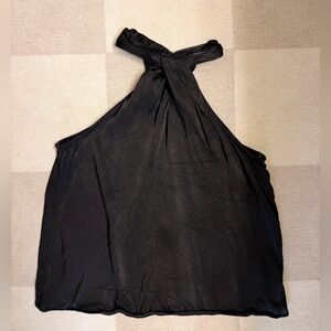 DO+BE Black Halter Blouse